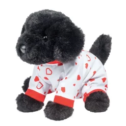 Amore Black Lab Pj Pup With Heart Pajamas