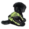 Black Lab With Glow Skeleton Pjs