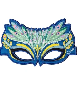 Blue Peacock Fantasy Mask