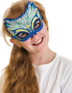 Blue Peacock Fantasy Mask