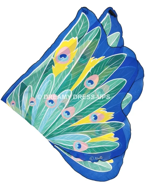 Blue Peacock Fantasy Wings