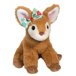 Mini Fernie Soft Fawn With Bow