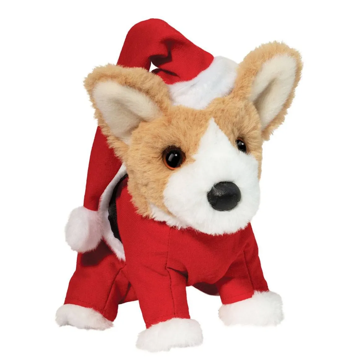 Mini Soft Corgi In Santa Suit