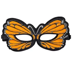 Orange Monarch Butterfly Fantasy Mask