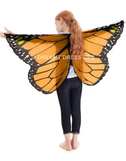 Orange Monarch Butterfly Fantasy Wings