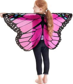 Pink Monarch Butterfly Fantasy Wings