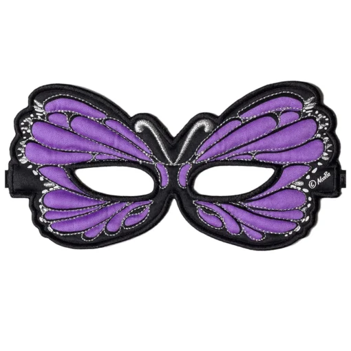Purple Monarch Butterfly Fantasy Mask