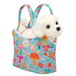 Retro Chic Sassy Sak With Bichon