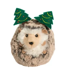 Spunky Holiday Hedgehog With Tree Headband
